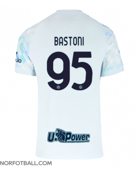 Billige Fotballdrakt Inter Milan Alessandro Bastoni #95 Replika Bortedrakt 2025-26 Kortermet